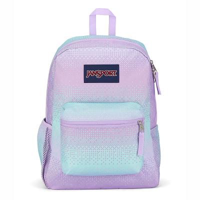 JanSport CROSS TOWN Schooltas Paars Groen | NL_JS273