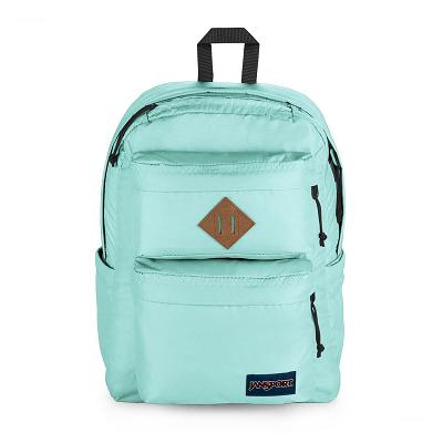 JanSport Double Break Laptop Rugzak Turquoise | NL_JS071