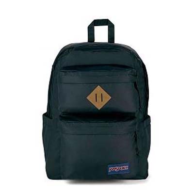 JanSport Double Break Laptop Rugzak Zwart | NL_JS266