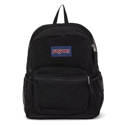 JanSport ECO MESH PACK Laptop Rugzak Zwart | NL_JS424