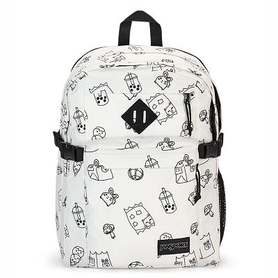 JanSport Main Campus Schooltas Wit | NL_JS566