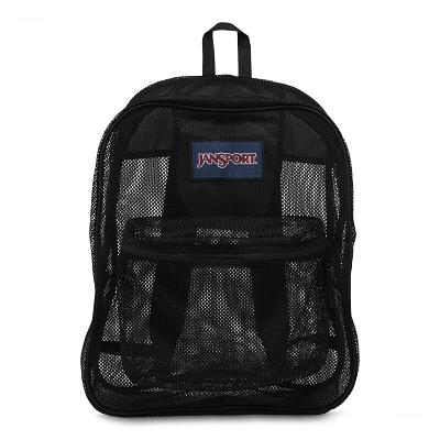 JanSport Mesh Pack Schooltas Zwart | NL_JS408