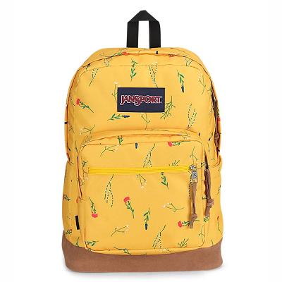 JanSport Right Pack Laptop Rugzak Geel | NL_JS580