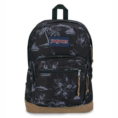 JanSport Right Pack Laptop Rugzak Zwart | NL_JS05B