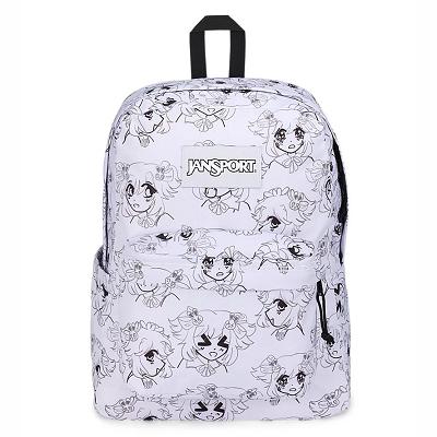 JanSport SuperBreak® Plus Laptop Rugzak Wit | NL_JS251