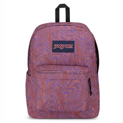 JanSport SuperBreak® Plus Laptop Rugzak Paars Oranje | NL_JS318