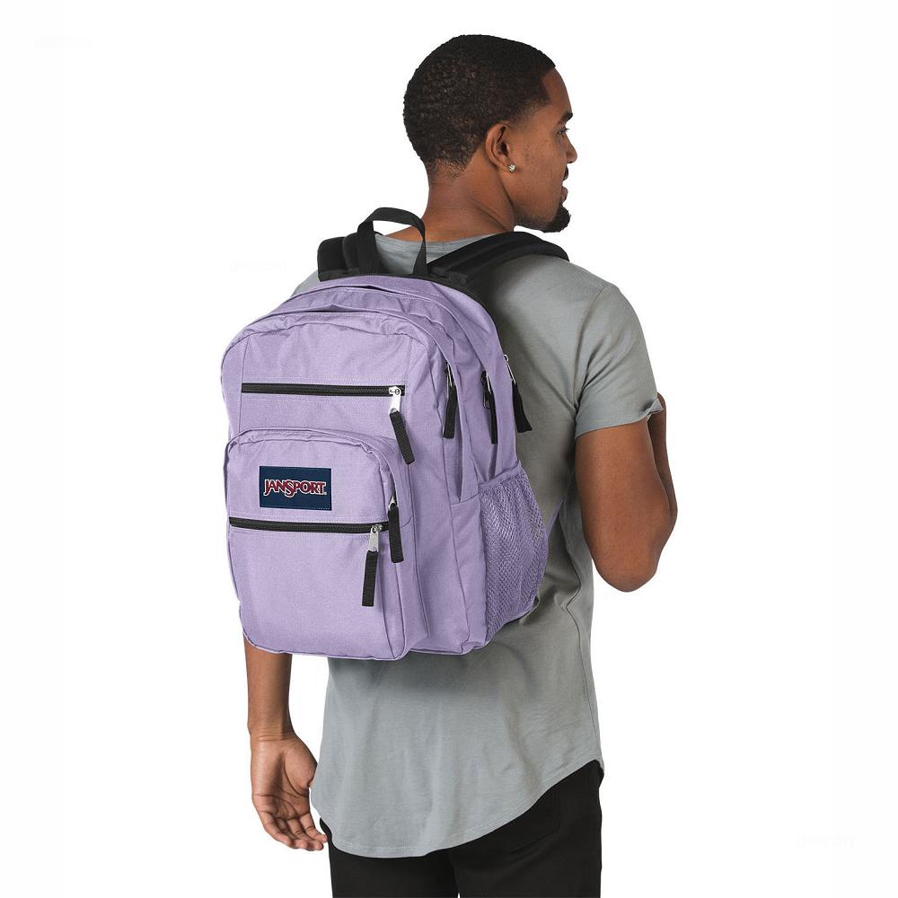 JanSport BIG STUDENT Laptop Rugzak Paars | NL_JS262