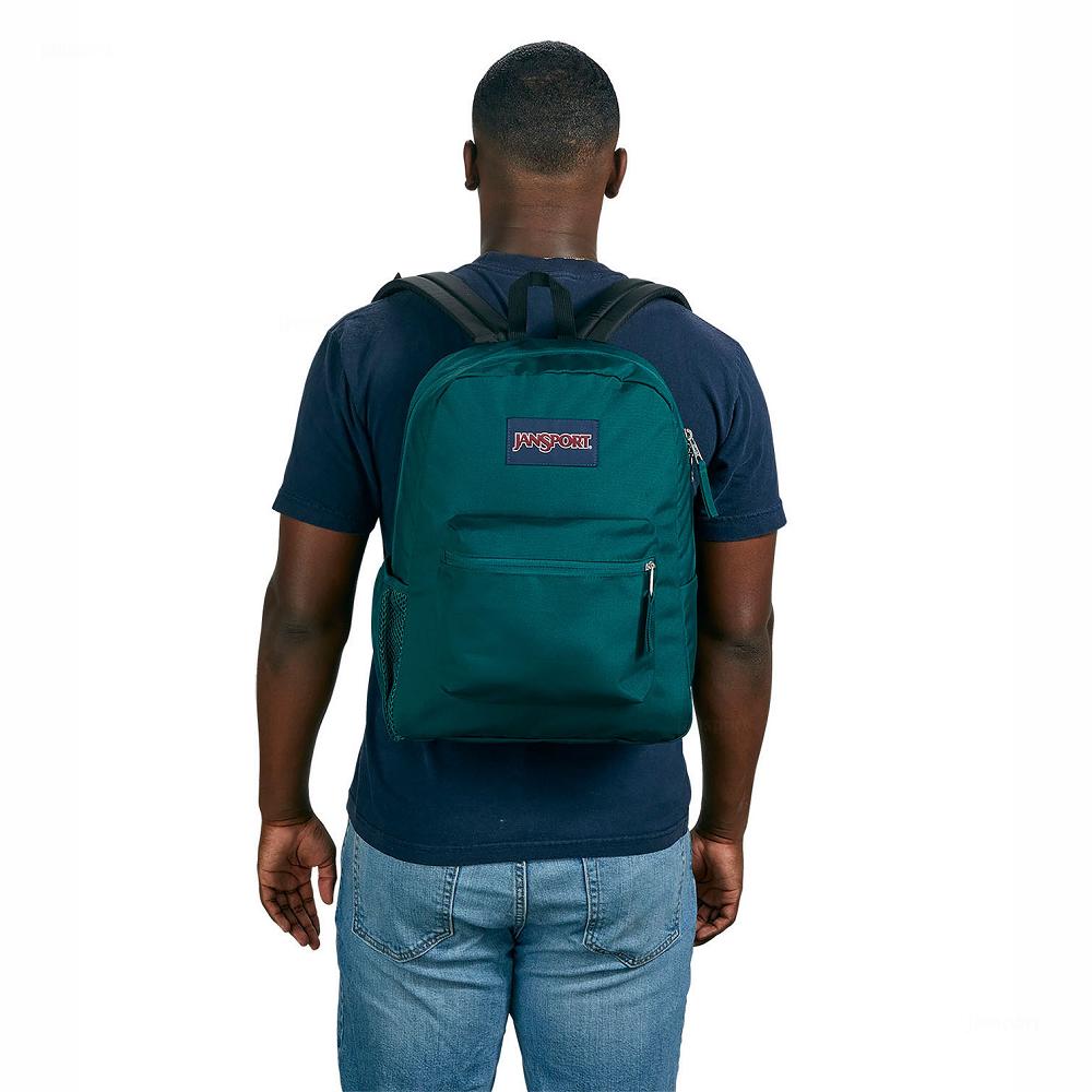 JanSport CROSS TOWN Schooltas Groen | NL_JS058