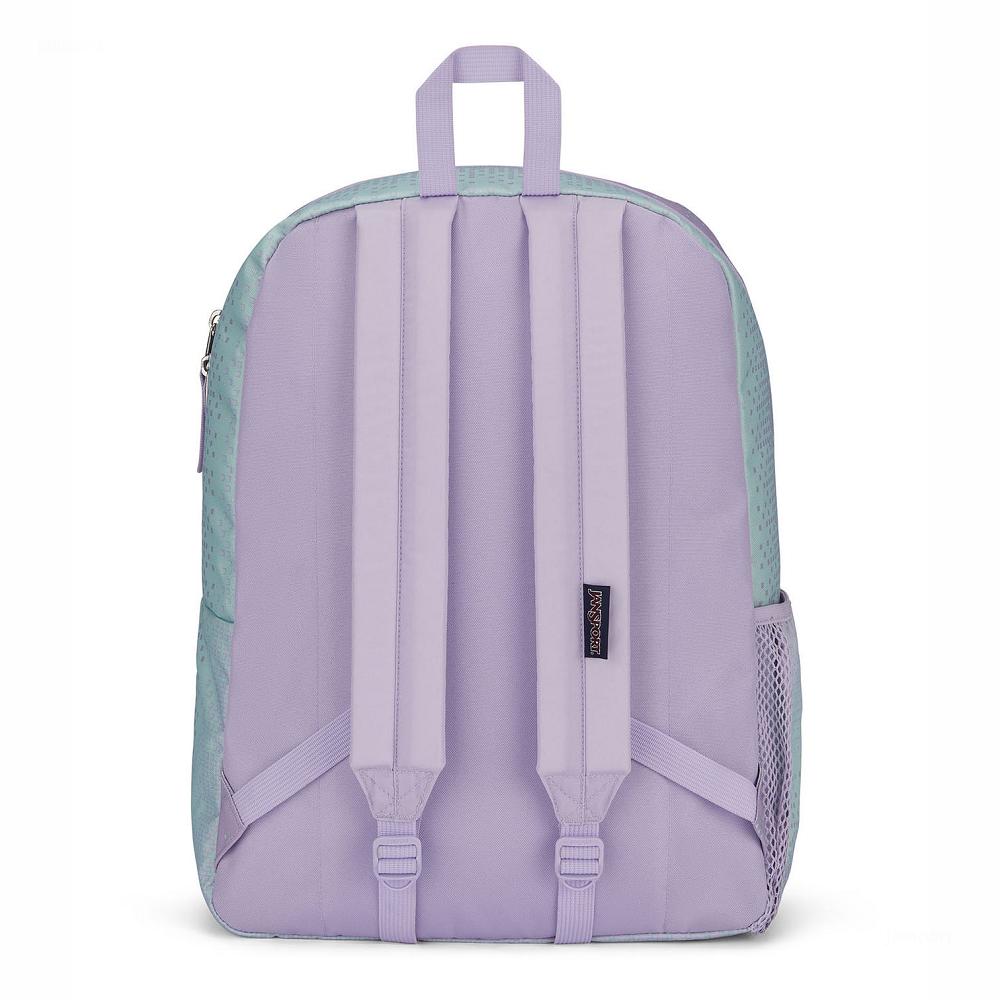 JanSport CROSS TOWN Schooltas Paars Groen | NL_JS273