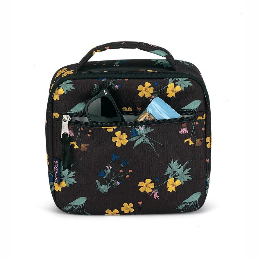 JanSport DARK FLORA BUNDLE Laptop Rugzak Bruin | NL_JS447