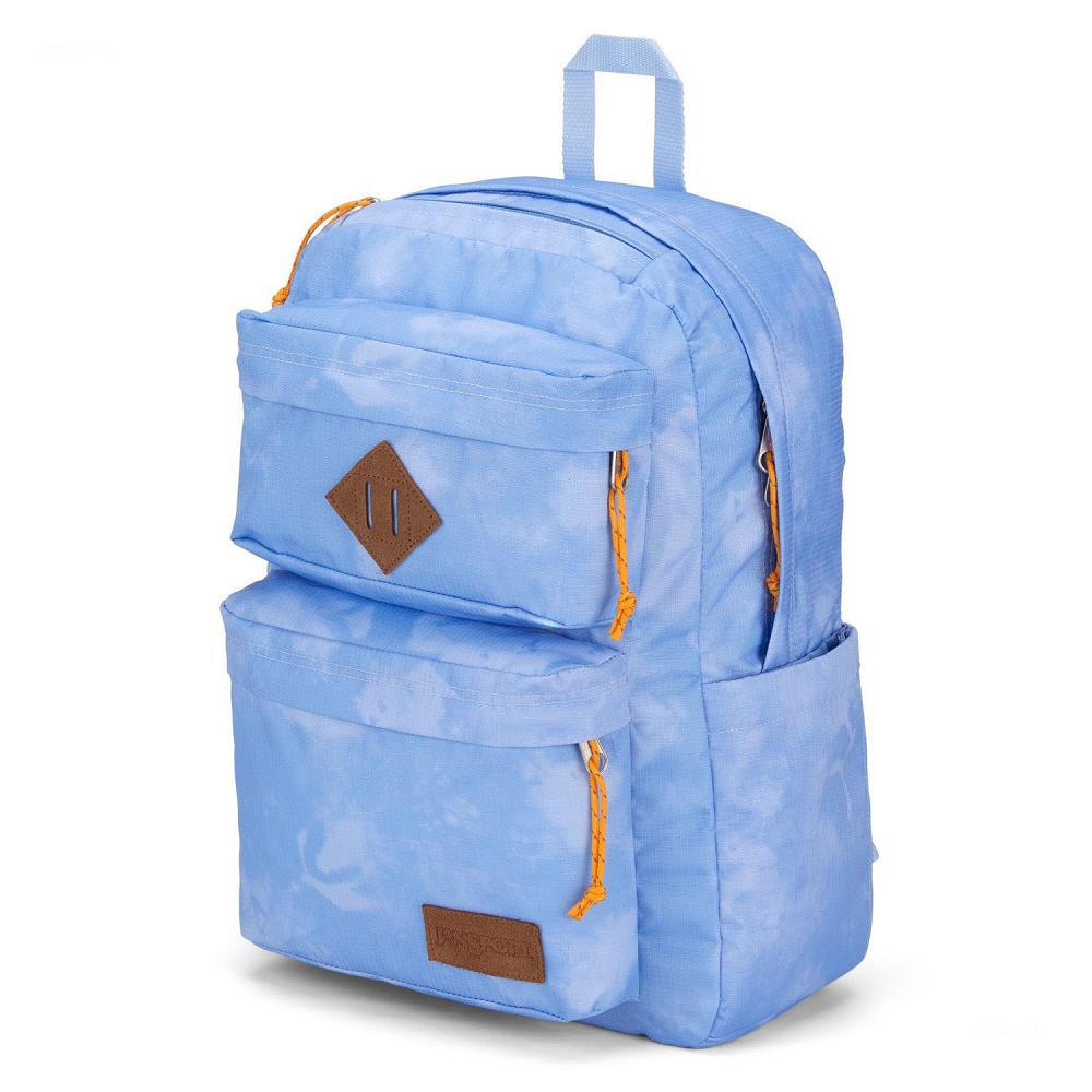 JanSport Double Break Laptop Rugzak Blauw | NL_JS548