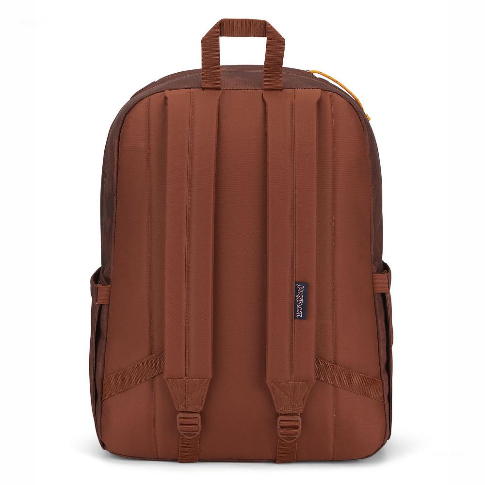 JanSport Double Break Laptop Rugzak Bruin | NL_JS423