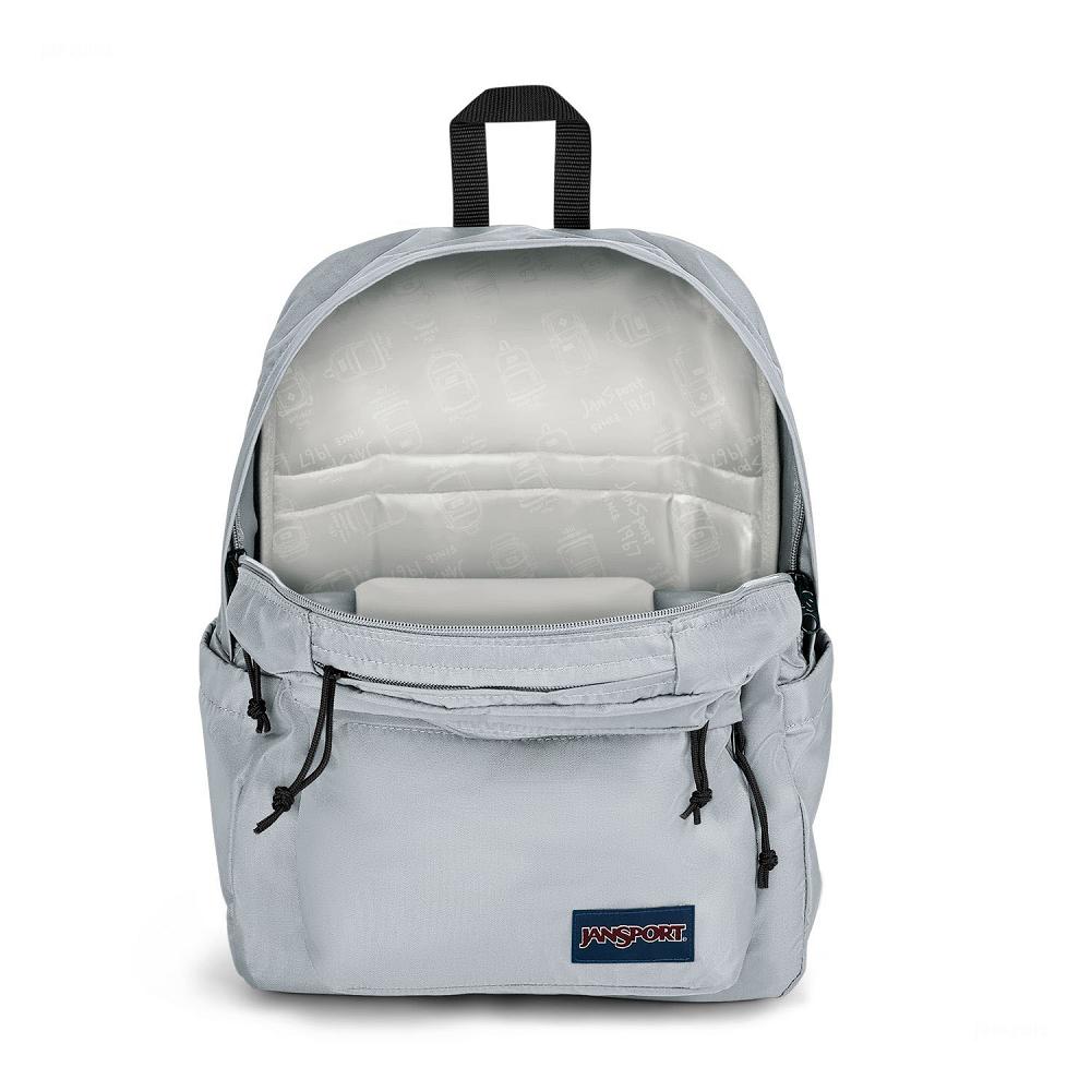 JanSport Double Break Laptop Rugzak Grijs | NL_JS329