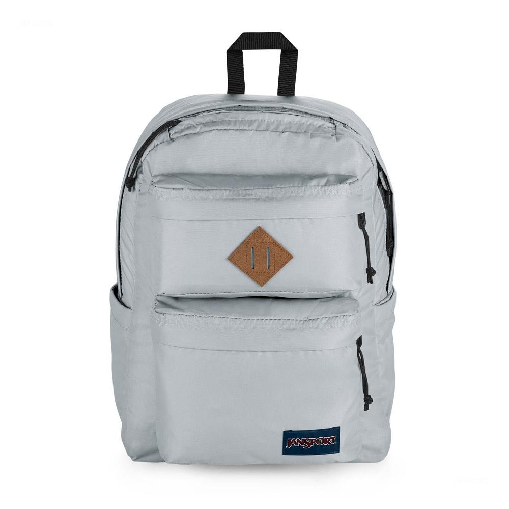 JanSport Double Break Laptop Rugzak Grijs | NL_JS329