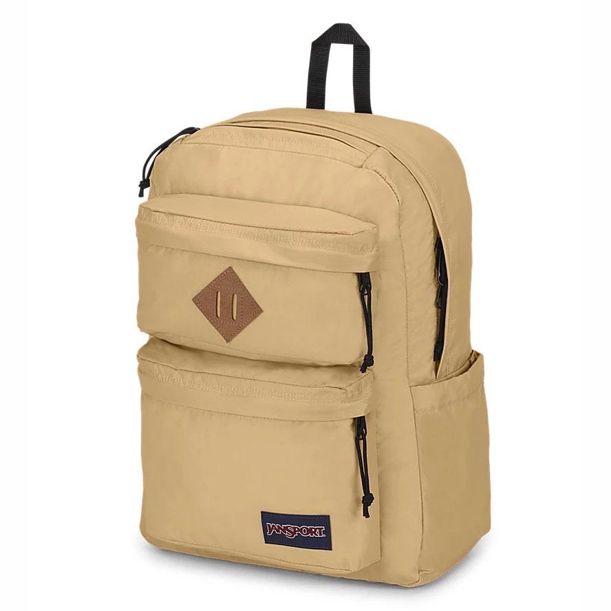 JanSport Double Break Laptop Rugzak Khaki | NL_JS317