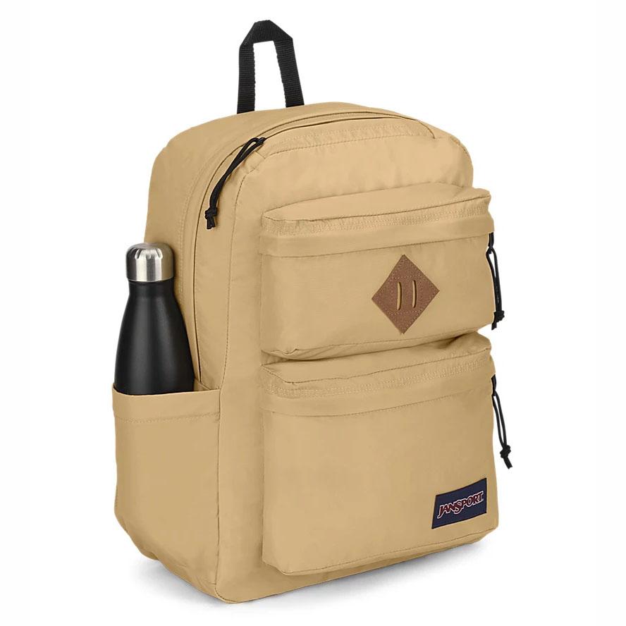 JanSport Double Break Laptop Rugzak Khaki | NL_JS317