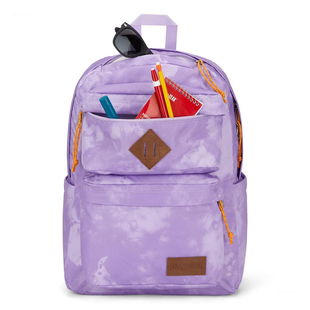 JanSport Double Break Laptop Rugzak Paars | NL_JS136