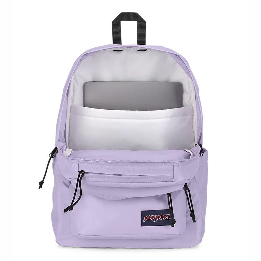 JanSport Double Break Laptop Rugzak Paars | NL_JS414