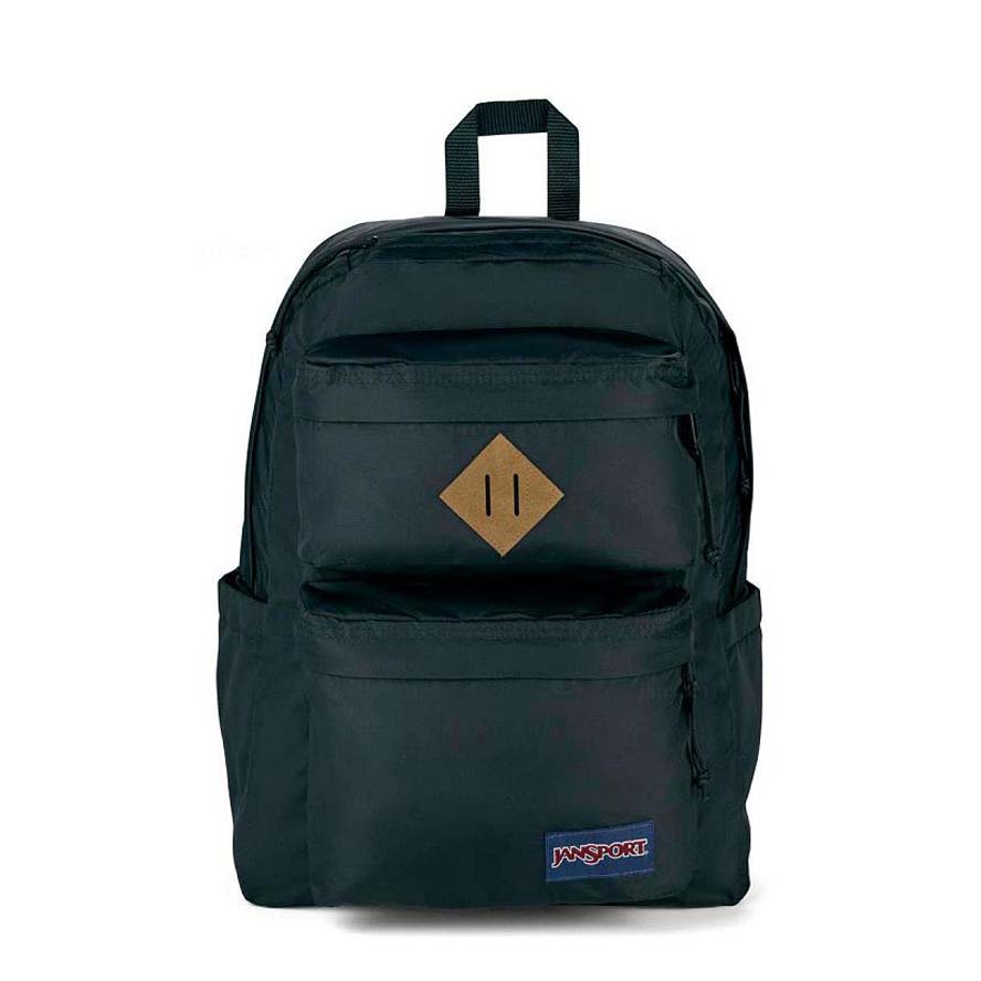 JanSport Double Break Laptop Rugzak Zwart | NL_JS266