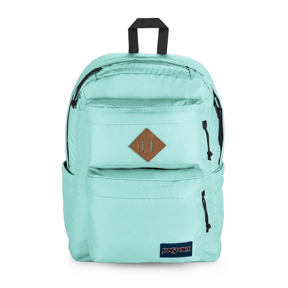 JanSport Double Break Schooltas Lichtblauw | NL_JS516