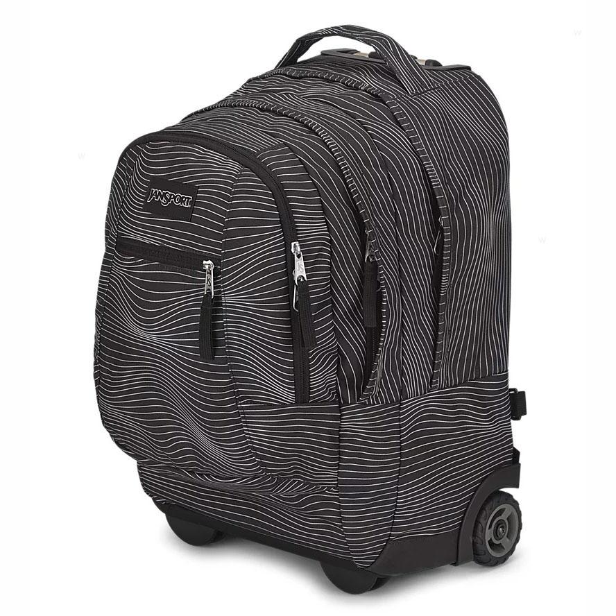 JanSport Driver 8 Rolling Laptop Rugzak Zwart | NL_JS02B