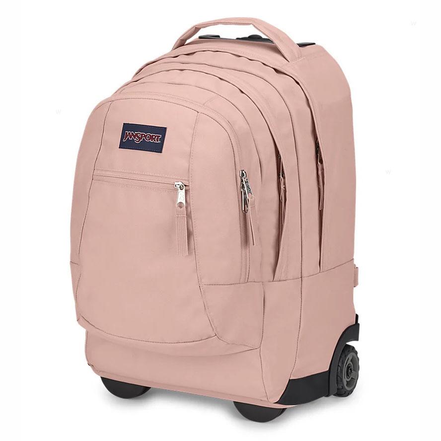 JanSport Driver 8 Rugzak Met Wieltjes Roze | NL_JS314