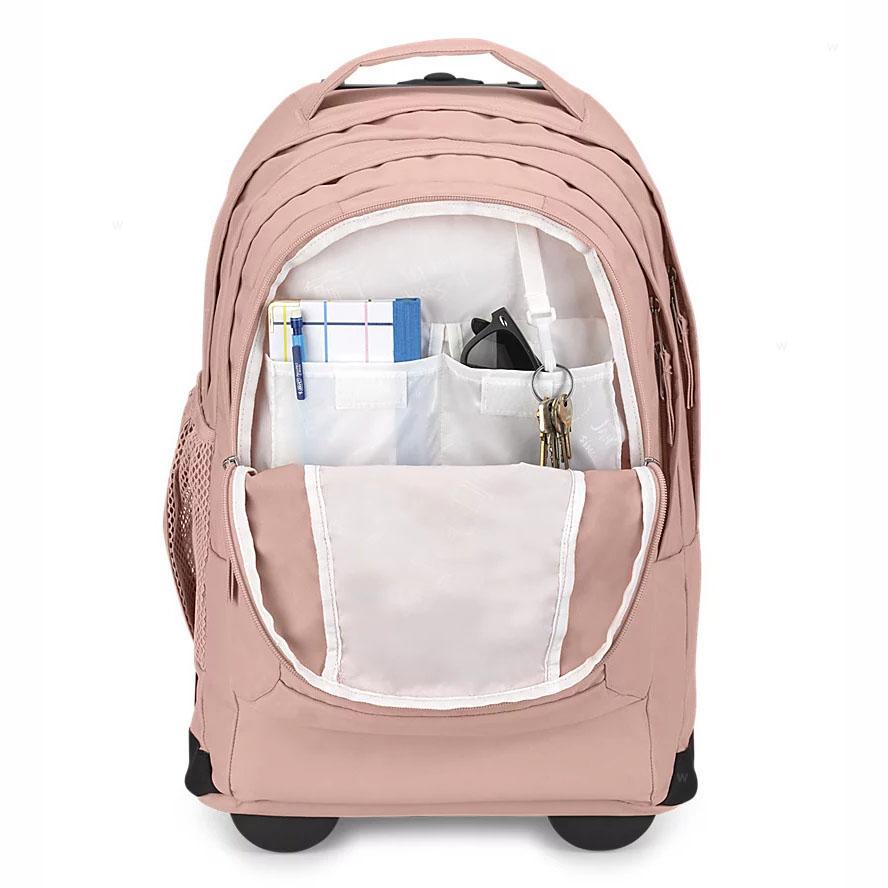 JanSport Driver 8 Rugzak Met Wieltjes Roze | NL_JS314