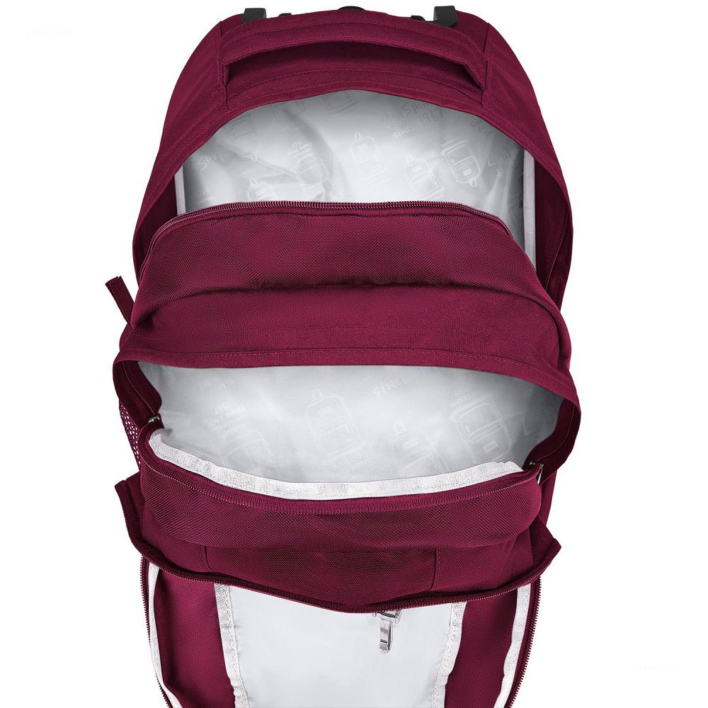 JanSport Driver 8 Rugzak Met Wieltjes Rood | NL_JS504