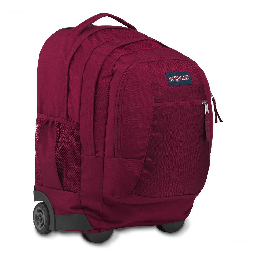 JanSport Driver 8 Rugzak Met Wieltjes Rood | NL_JS504