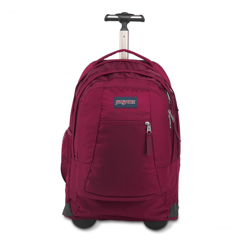 JanSport Driver 8 Rugzak Met Wieltjes Rood | NL_JS504