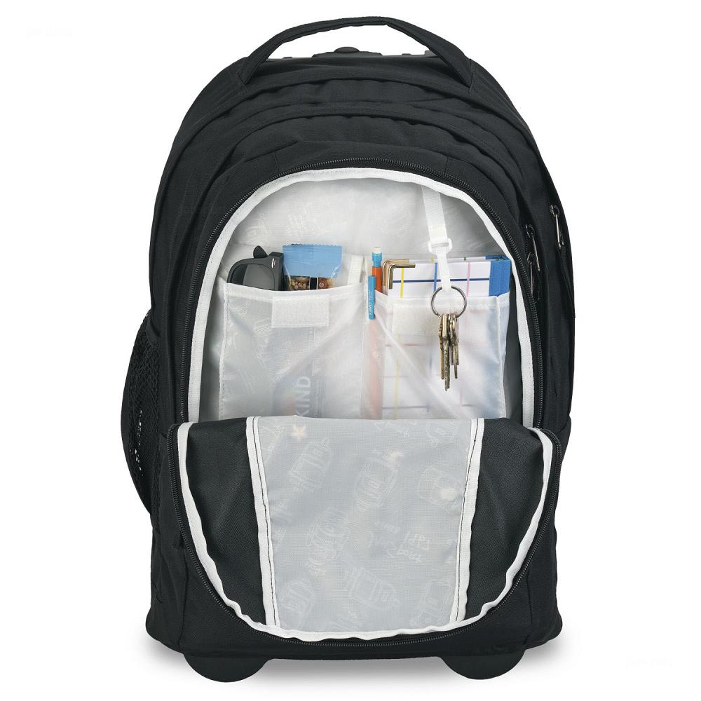 JanSport Driver 8 Rugzak Met Wieltjes Zwart | NL_JS159