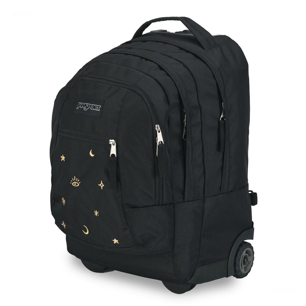 JanSport Driver 8 Rugzak Met Wieltjes Zwart | NL_JS159