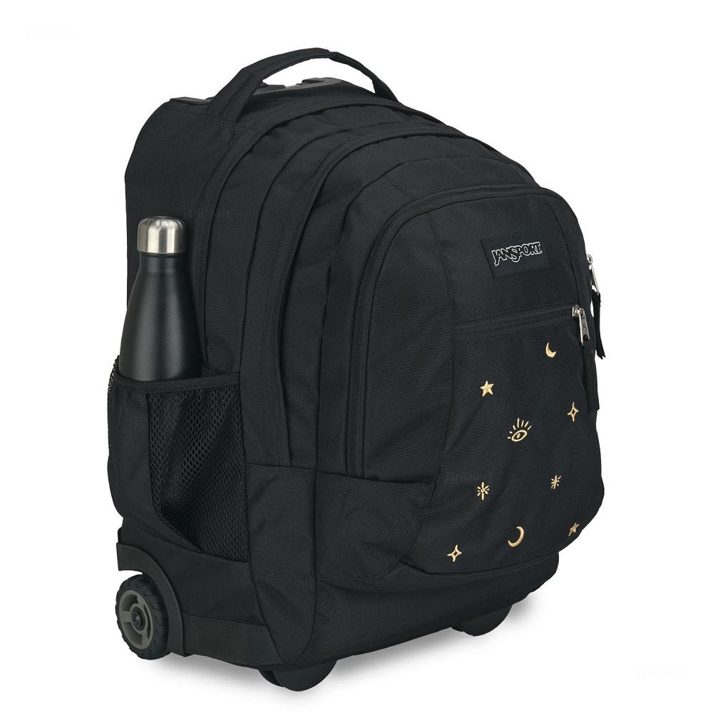 JanSport Driver 8 Rugzak Met Wieltjes Zwart | NL_JS159