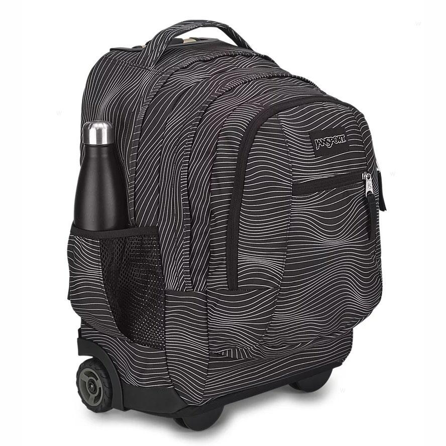 JanSport Driver 8 Rugzak Met Wieltjes Zwart | NL_JS386