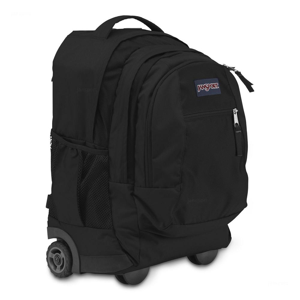 JanSport Driver 8 Rugzak Met Wieltjes Zwart | NL_JS543