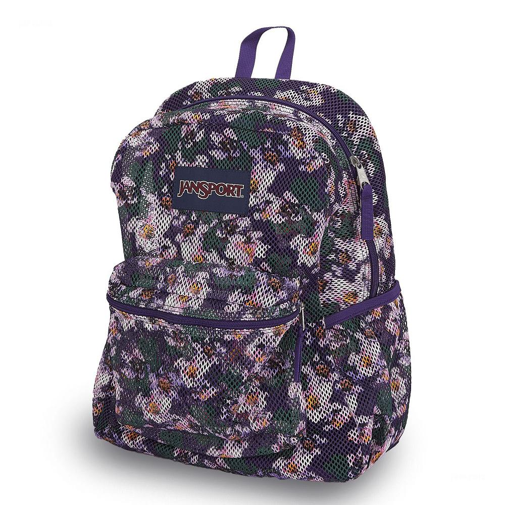 JanSport ECO MESH PACK Laptop Rugzak Paars | NL_JS340