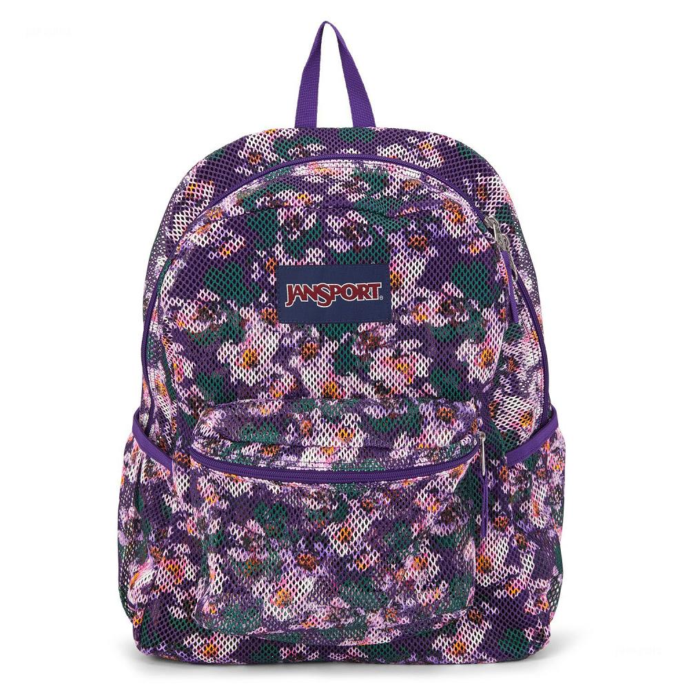 JanSport ECO MESH PACK Laptop Rugzak Paars | NL_JS340