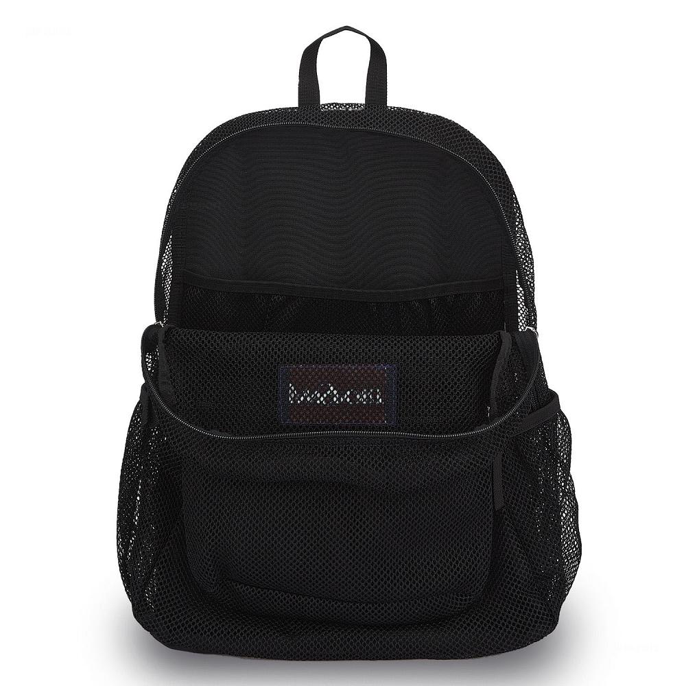 JanSport ECO MESH PACK Laptop Rugzak Zwart | NL_JS424