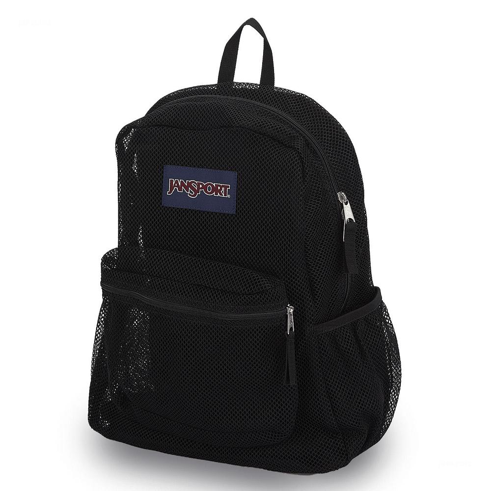 JanSport ECO MESH PACK Laptop Rugzak Zwart | NL_JS424