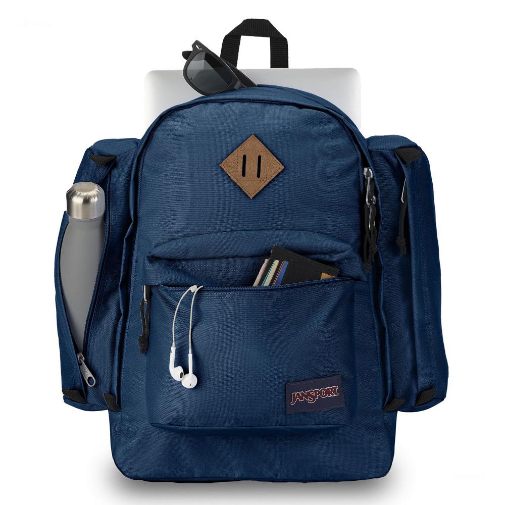 JanSport Field Pack Laptop Rugzak Donkerblauw | NL_JS139