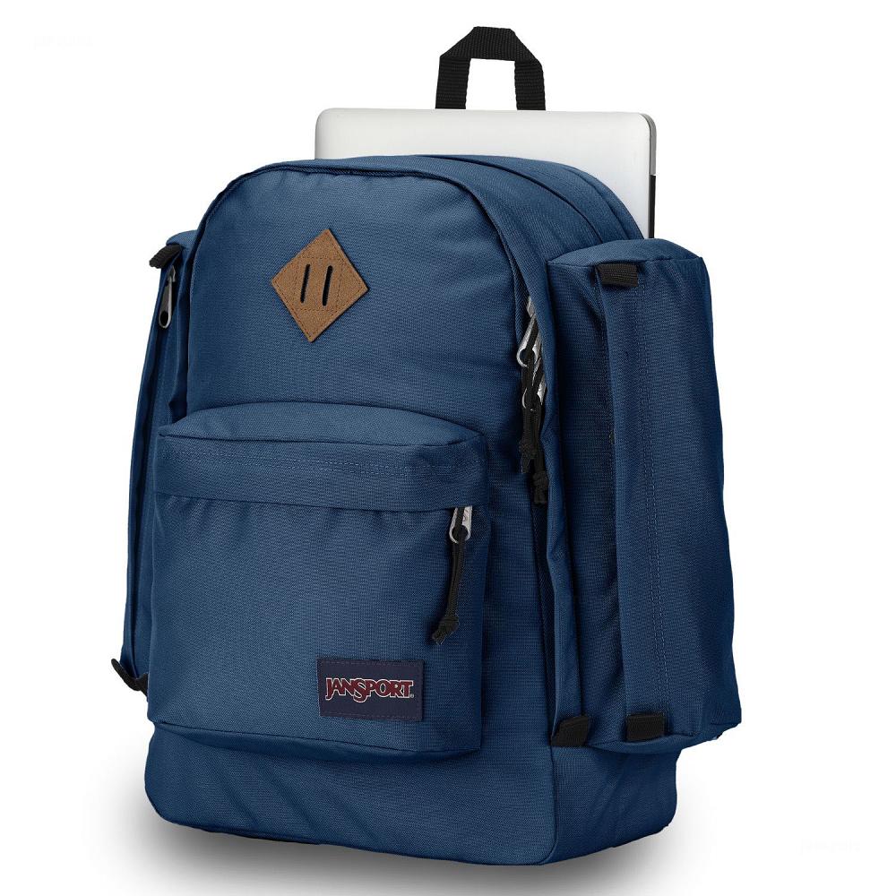 JanSport Field Pack Laptop Rugzak Donkerblauw | NL_JS139