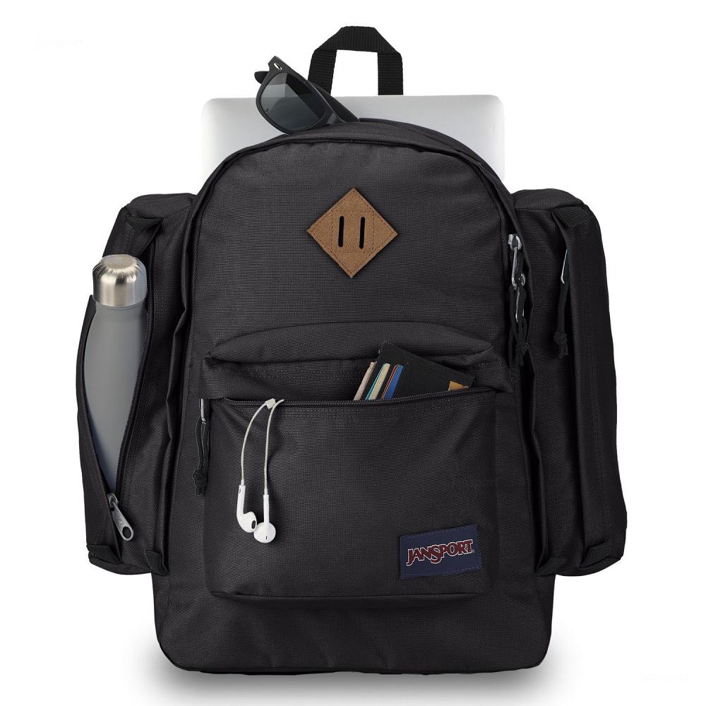 JanSport Field Pack Schooltas Zwart | NL_JS509