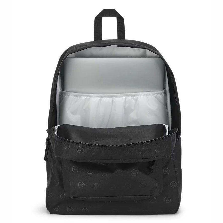 JanSport HAPPY AND SAD BUNDLE Schooltas Zwart | NL_JS310