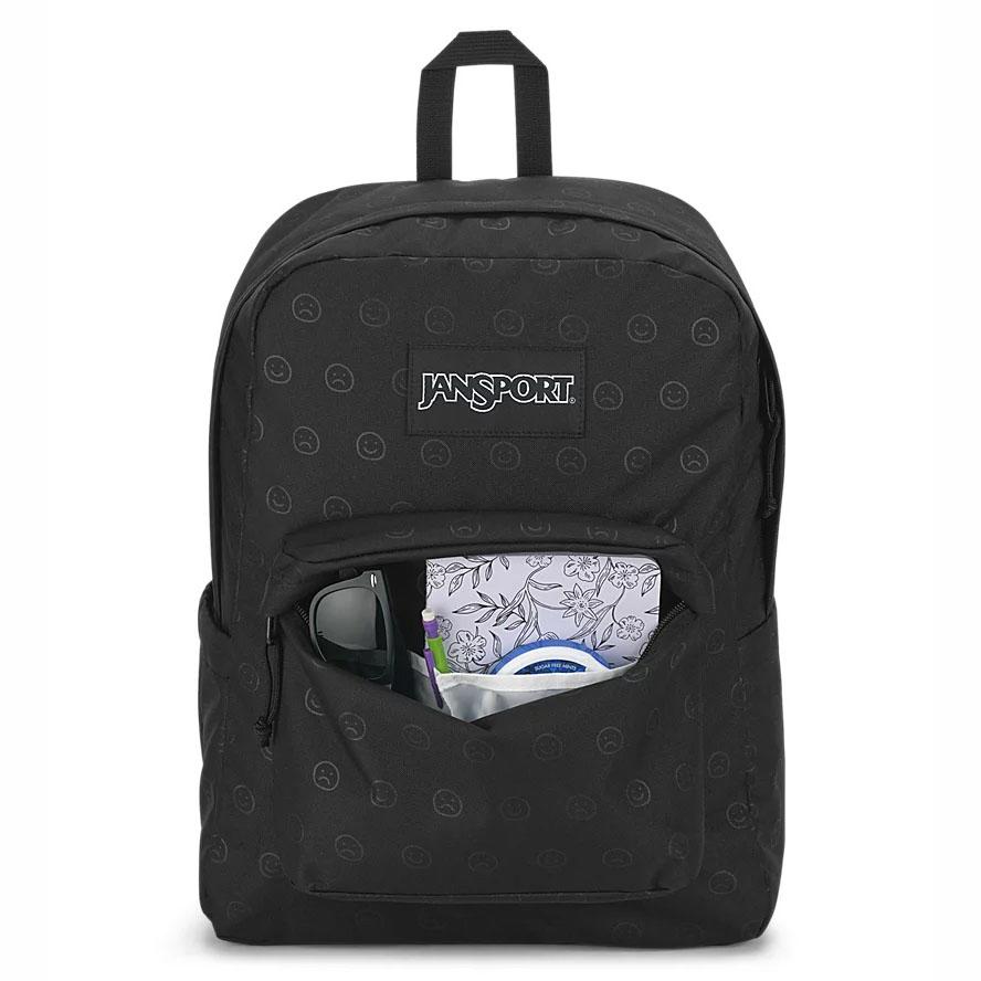 JanSport HAPPY AND SAD BUNDLE Schooltas Zwart | NL_JS310