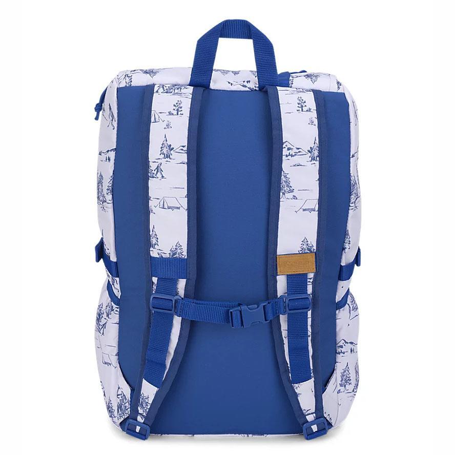 JanSport Hatchet Laptop Rugzak Wit Blauw | NL_JS111