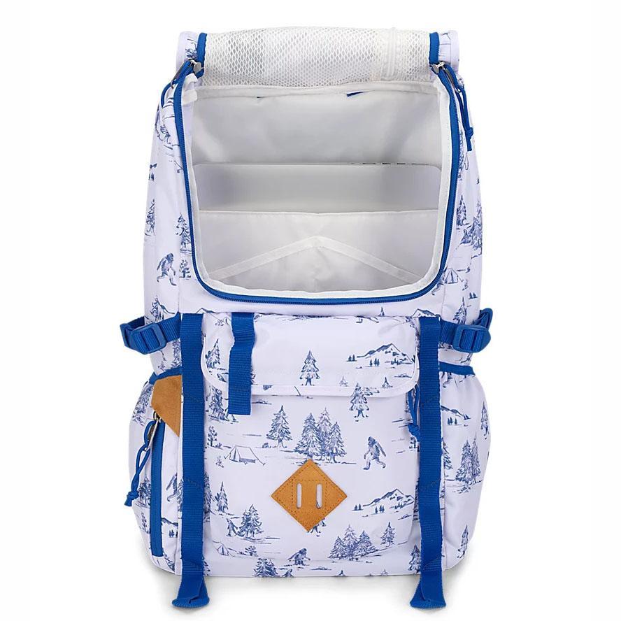 JanSport Hatchet Laptop Rugzak Wit Blauw | NL_JS111