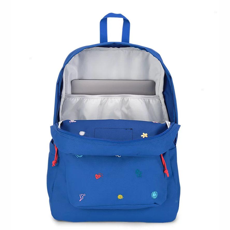 JanSport KIDCORE CHARMS BUNDLE Laptop Rugzak Blauw | NL_JS316