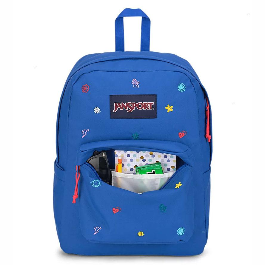 JanSport KIDCORE CHARMS BUNDLE Laptop Rugzak Blauw | NL_JS316