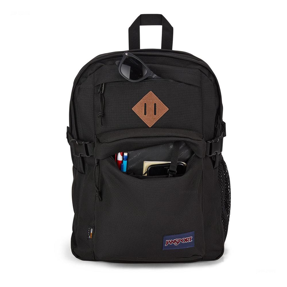 JanSport Main Campus FX Laptop Rugzak Zwart | NL_JS203