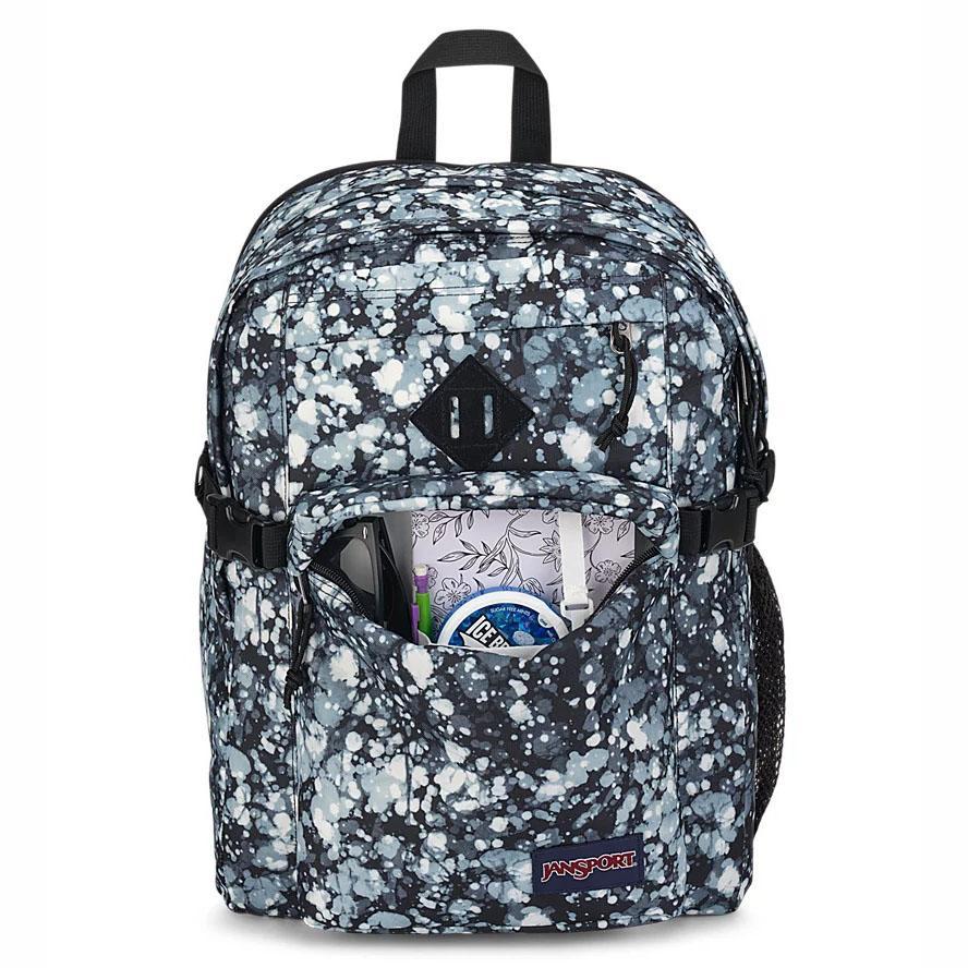 JanSport Main Campus Laptop Rugzak Blauw Zwart | NL_JS538C